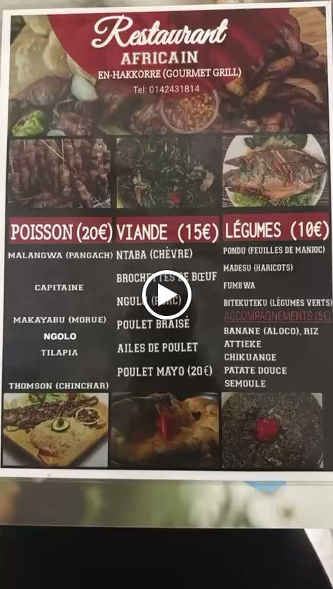 Gourmet Grill EN-HAKKORRE - Menu Image 1